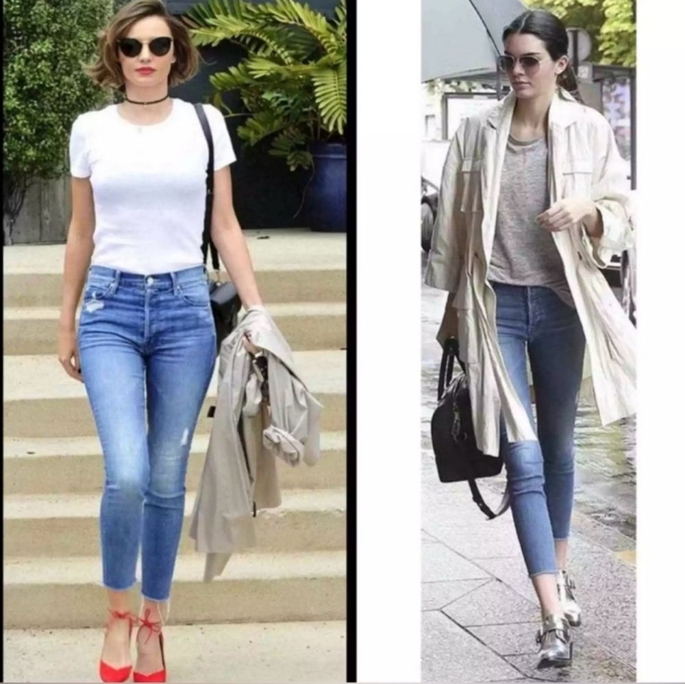 🆕 Mother Skinny Jeans The Stunner Knicker Style. NWOT - Picture 14 of 14